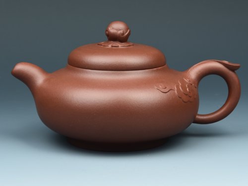 朱菊华紫砂壶 祥云 