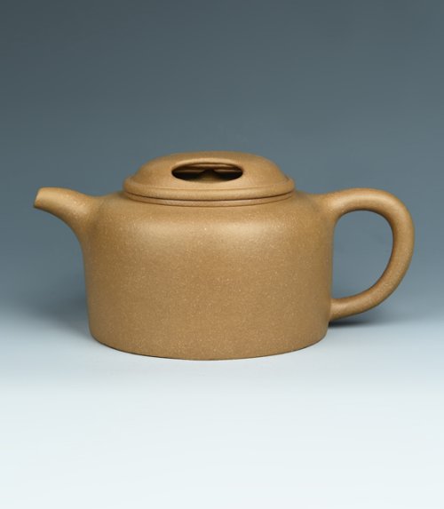 周荣伟紫砂壶 牛盖 