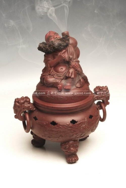 吴春海紫砂壶 铁拐李香炉 