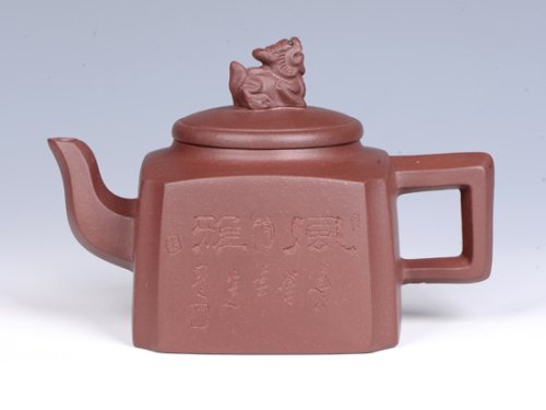 曾红清紫砂壶 - 风雅石狮 - 