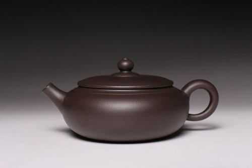 鲁文琴紫砂壶 扁月 