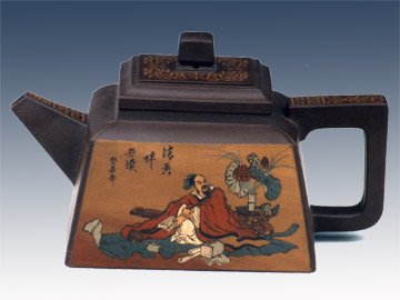 佘蓉芬紫砂壶 读书乐 