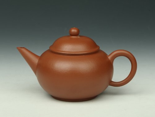 余丝雯紫砂壶 超薄胚朱泥水平 