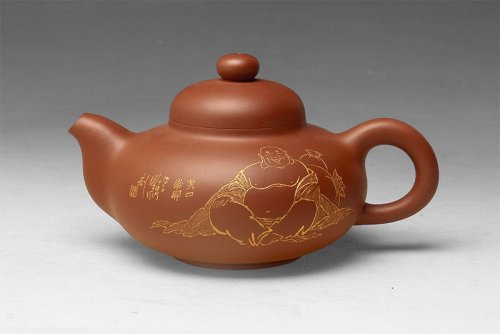 鲍雯君紫砂壶 福缘 金奖 