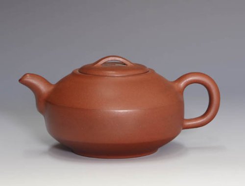 陈腾紫砂壶 汉扁 