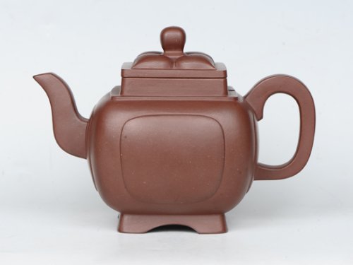 朱新南紫砂壶 四方菱花 