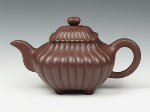 董建忠紫砂壶 四方秋韵 