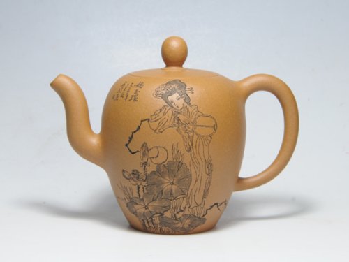 吴秋平紫砂壶 美人肩 