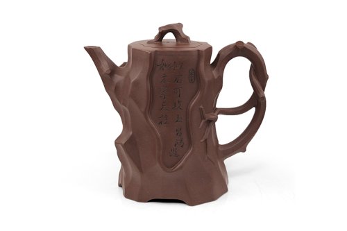 沈遽华紫砂壶 玉柱 