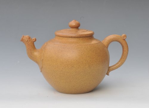 周古梅紫砂壶 龙凤吉祥 