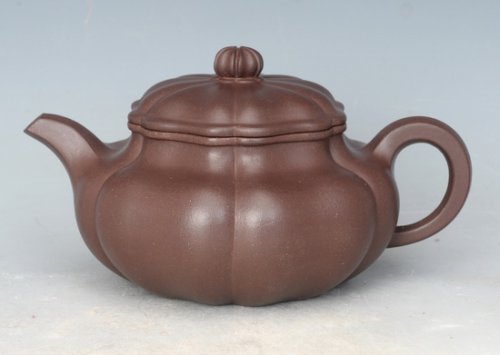 李军紫砂壶 小葵方 