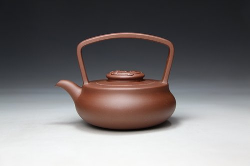 李群紫砂壶 龙宪提梁 