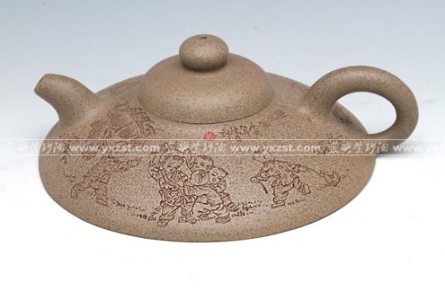 何娅萍紫砂壶 多宝原矿蟹青泥 