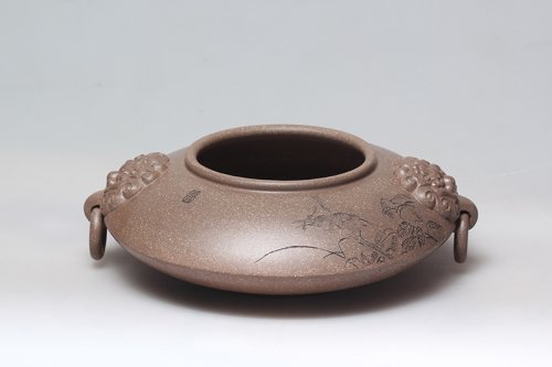 华珊紫砂壶 水盂 