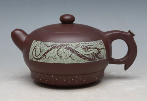 吴国芬紫砂壶 龙山遗韵 