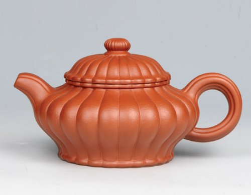 席志紫砂壶 菱花虚扁 