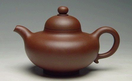 吴建平紫砂壶 全手工《华颖》原矿底槽青,350cc 