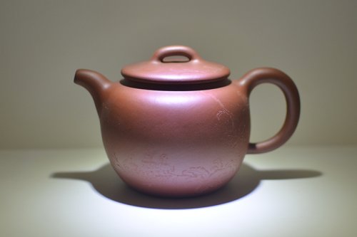 李骐佑紫砂壶 广壶细砂 