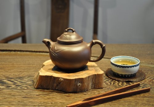 汪晖紫砂壶 竹 韵 