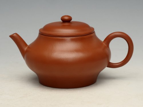 邵文紫砂壶 朱泥小品 