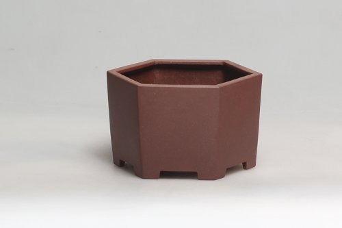 史浩寅紫砂壶 六方花盆 