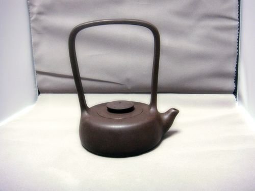 吴祥大紫砂壶 荆州提梁（吴健作品）300CC 