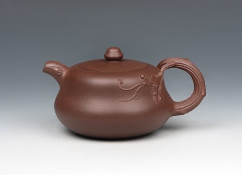 谈跃伟紫砂壶 葫韵壶 