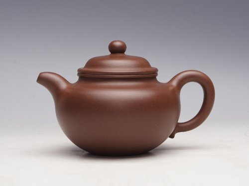 蒋亚萍紫砂壶 掇只 泥料：拼紫 