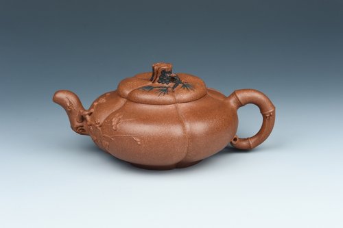 谈跃伟紫砂壶 三结义 