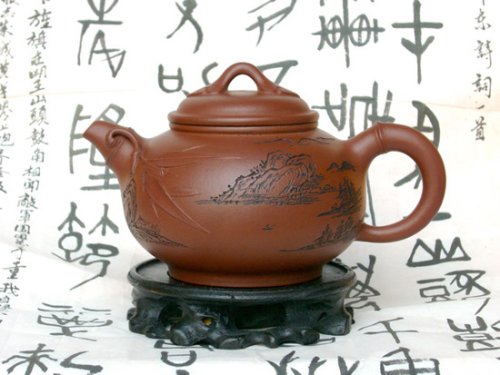 陈午敏紫砂壶 圣竹如意07全手工优秀奖 