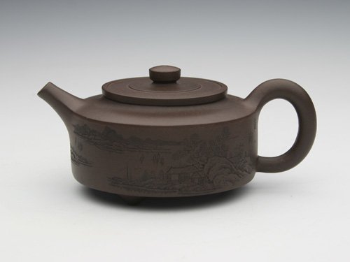 高燕紫砂壶 心镜 