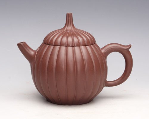 何其仙紫砂壶 橄榄壶（全手工 