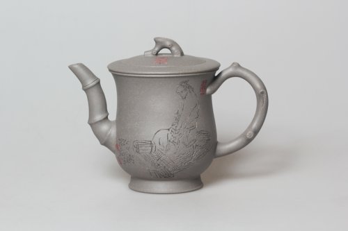 潘胜军紫砂壶 岁寒三友 