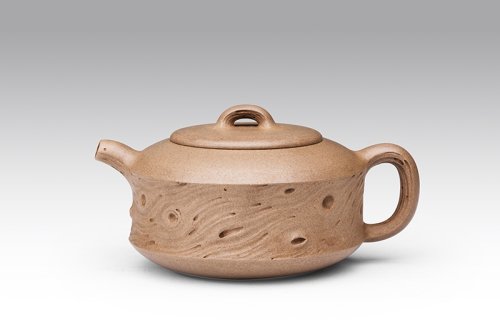 张振中紫砂壶 陶▪木 