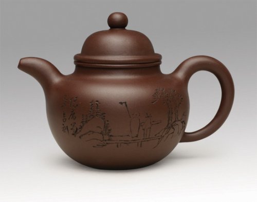 尹建平紫砂壶 陈传席 掇球 老紫泥 