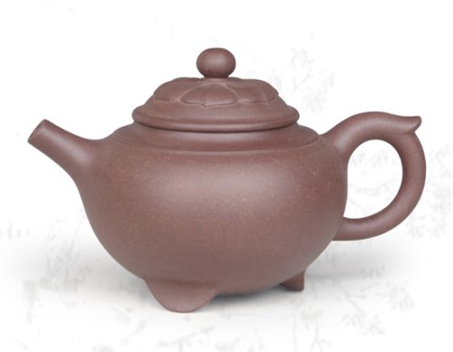 陈国伟紫砂壶 葵帽三脚壶 容量：... 