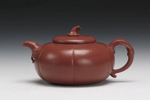 尹月华紫砂壶 南瓜 