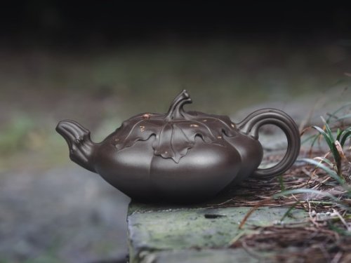 吴建军紫砂壶 瓜熟蒂落 