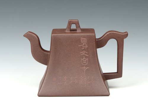吴玉群紫砂壶 方钟 