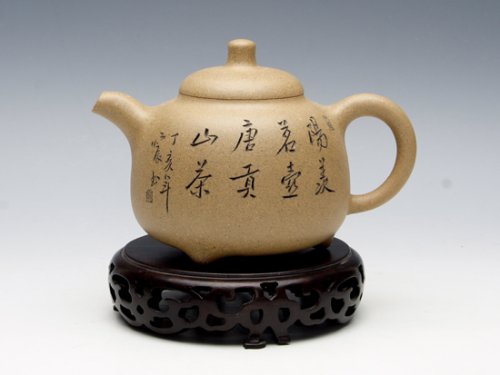 钱小军紫砂壶 三脚乳丁 