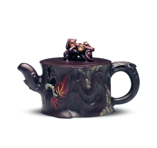 张宏紫砂壶 合家欢 