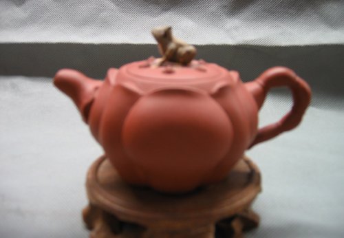 蒋美平紫砂壶 青蛙莲花 