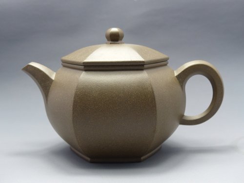 储顺余紫砂壶 六方 