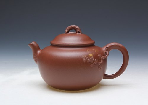 强翼紫砂壶 松梅 
