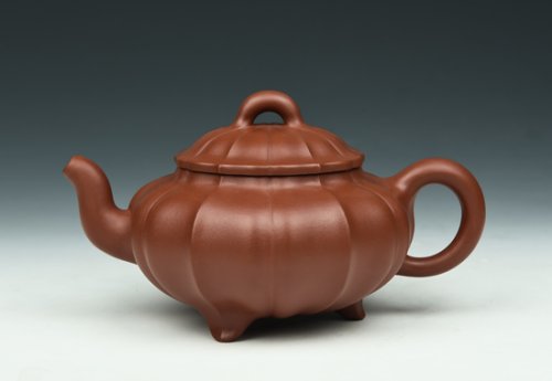 吴欢(大)紫砂壶 三脚锦程 