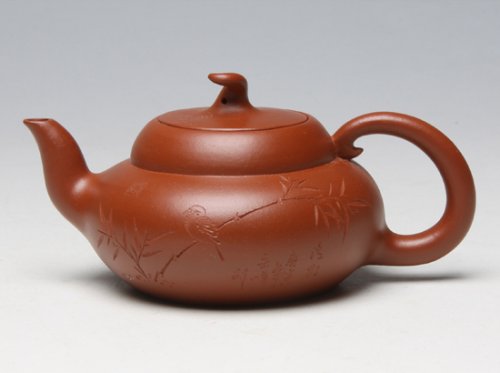 董岳峰紫砂壶 难得糊涂（纯手工） 