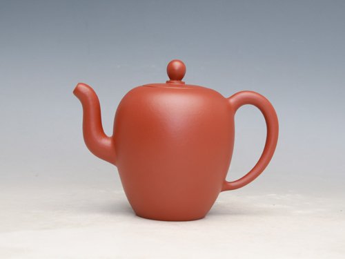 眭龙俊紫砂壶 美人肩（小红泥） 