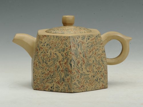 朱大伟紫砂壶 高六方井栏 