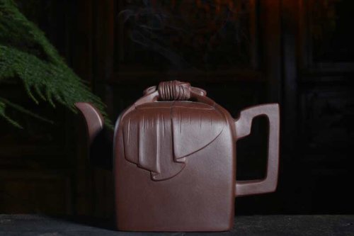 王海琴紫砂壶 包袱壶 