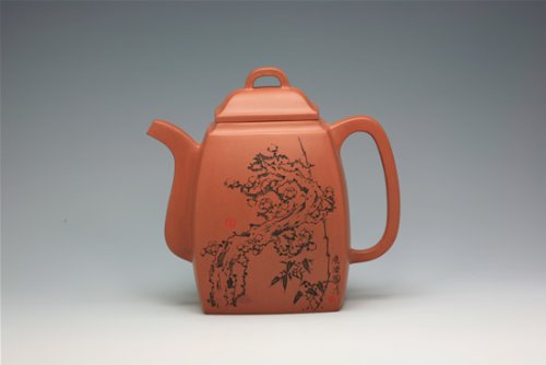 厉上清紫砂壶 梅竹双清 